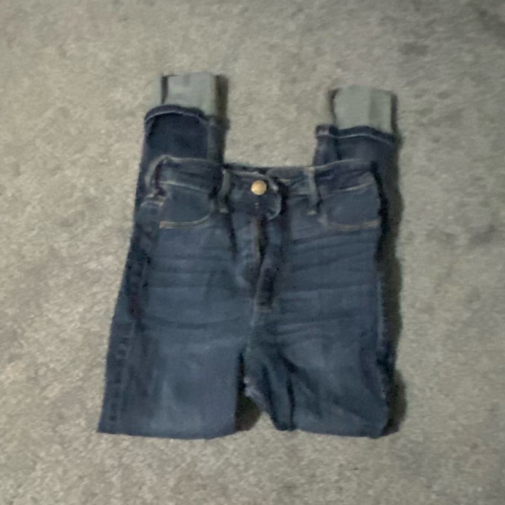 hollister 00XS cropped jean leggings